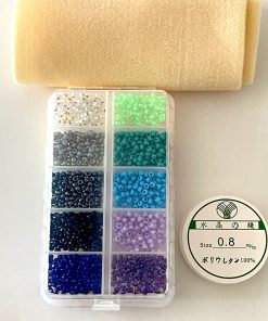 Miyuki Seed Beads Starter Set, 56 Colours 280 Gr 11/0 Round Seed Beads,  Needle, Thread,container 